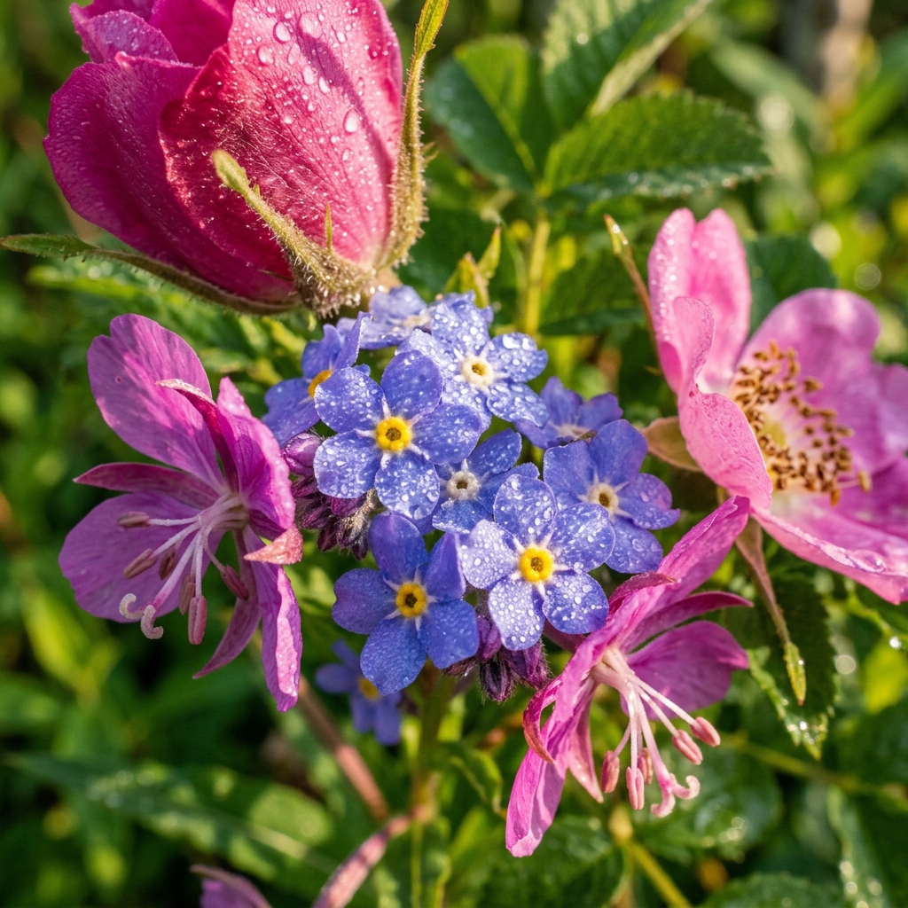 Alaska wildflowers in bloom