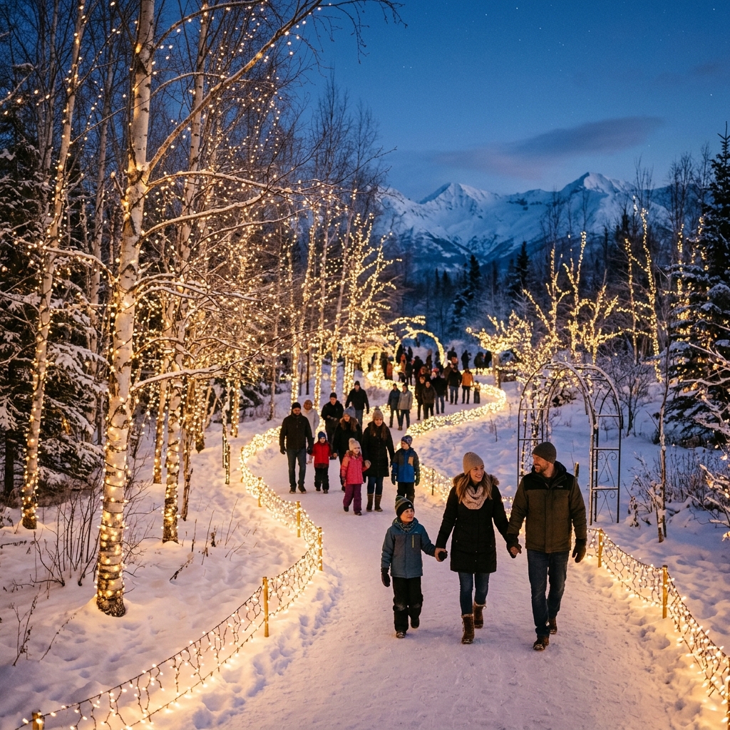 Brighter Winter Nights at the garden